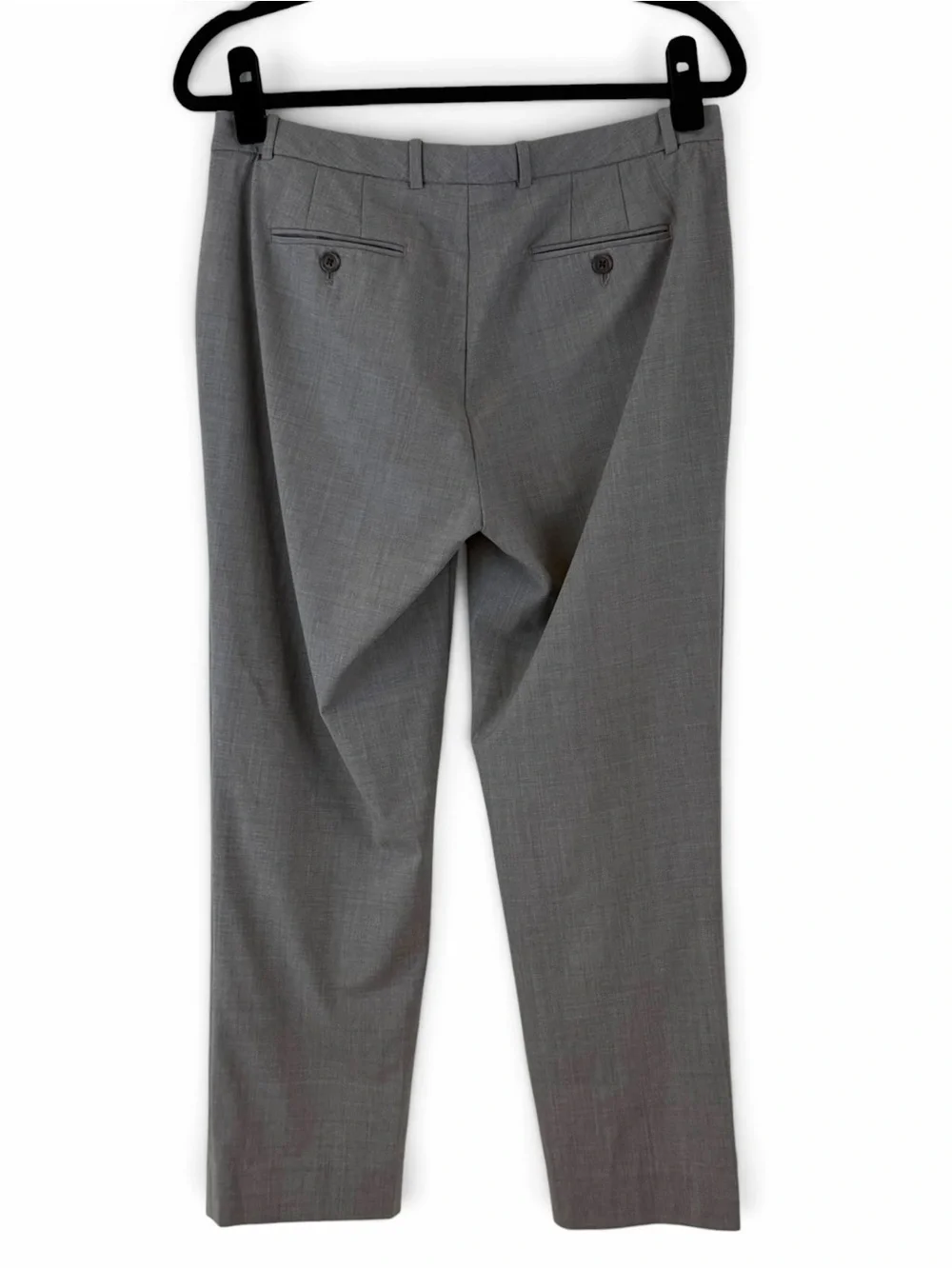 J.Crew Women’s Eaton Boy Trousers Gray Italian Stretch Wool | Size 4
